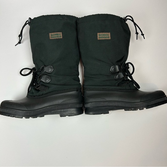 Sorel Kaufman Canada Snowcap Tall Green Waterproof Insulated Women’s SZ 10 Boots - Picture 4 of 16